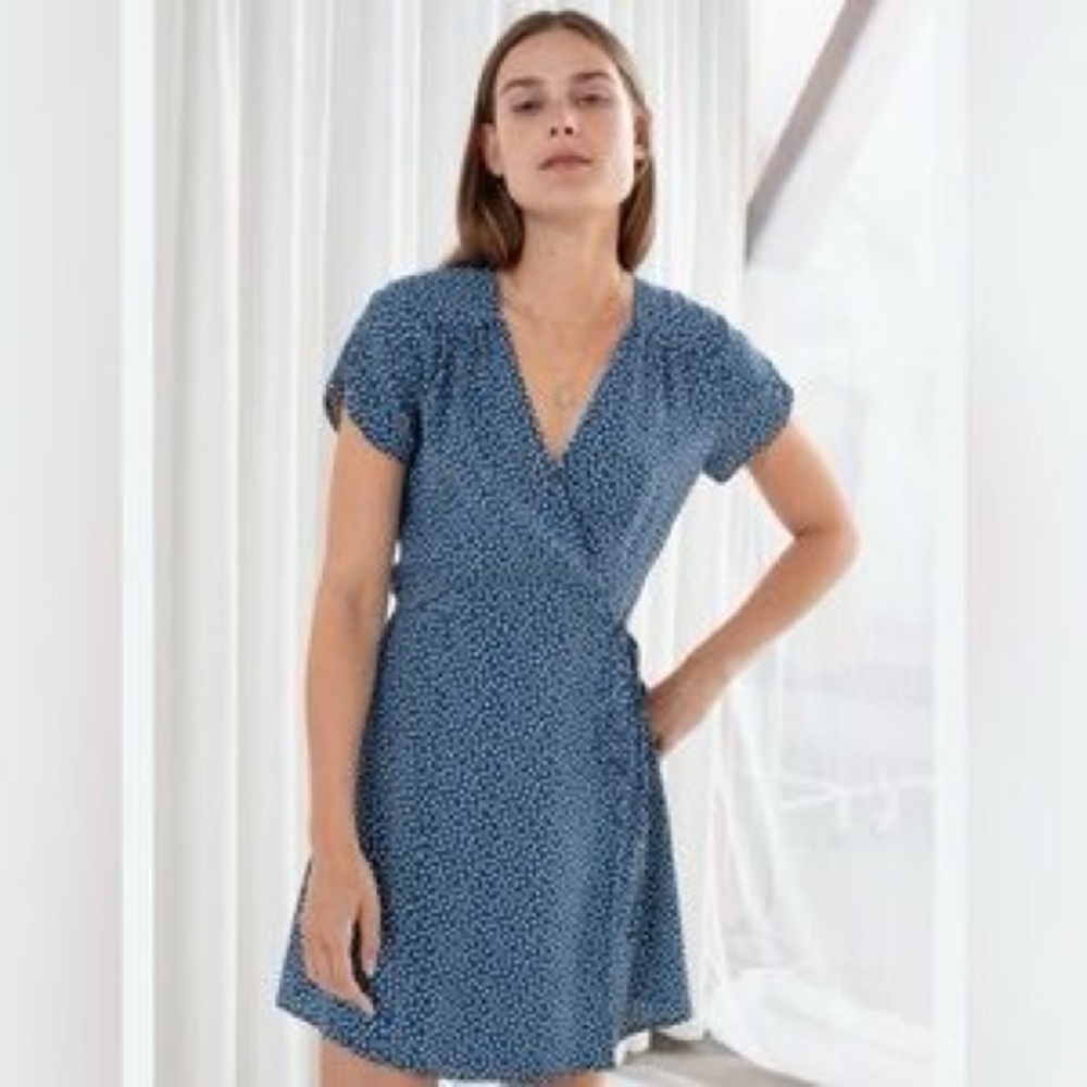 NWT Primark Polka Dot Wrap Dress SZ XL